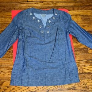 Macy’s | Women’s Tunic Top | Worn Once | 68% Cotton, 32% Linen |
